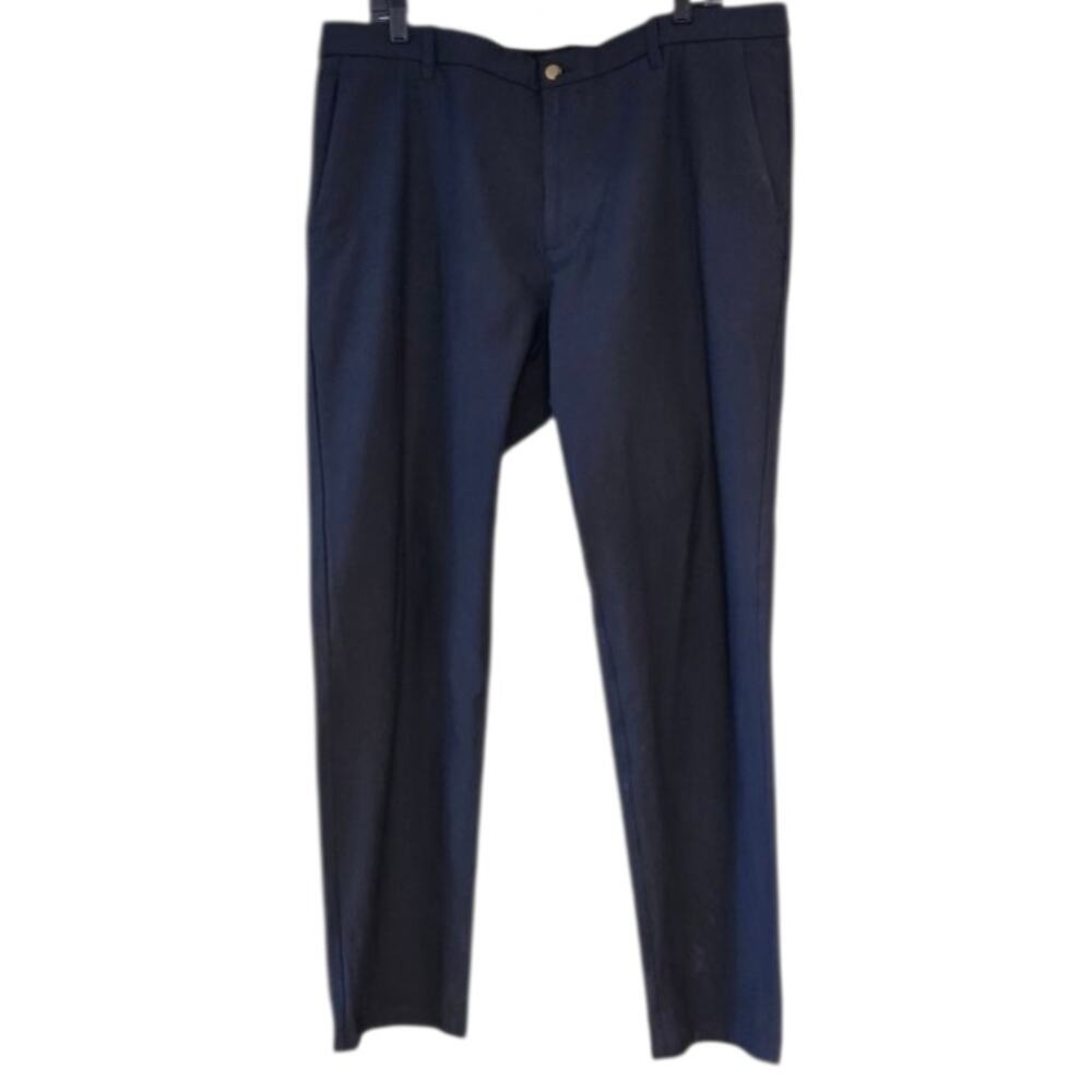 7Diamonds Infinity Performance Chino Pants Athletic Fit sz 38x32 True Navy